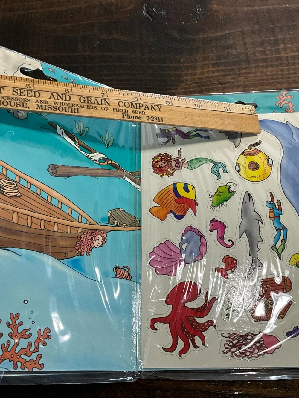Lot of 2 Vintage 2004 Magnetic Creations Activity Sets Deep Sea 4 Seasons NOS